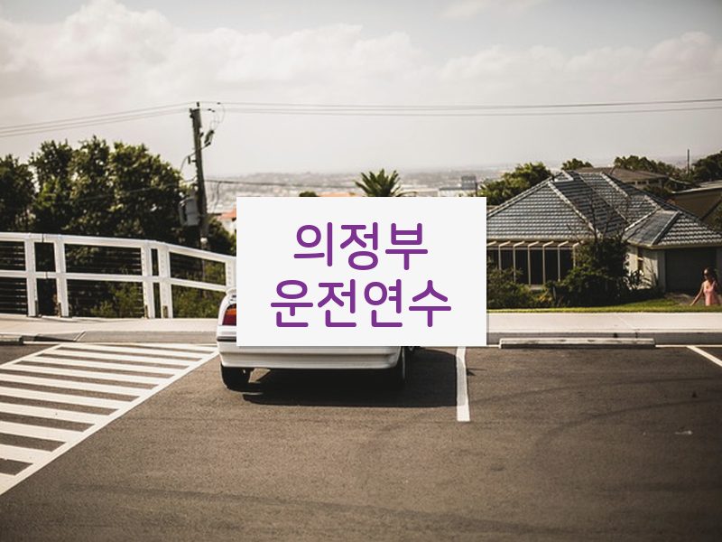 의정부운전연수 후기