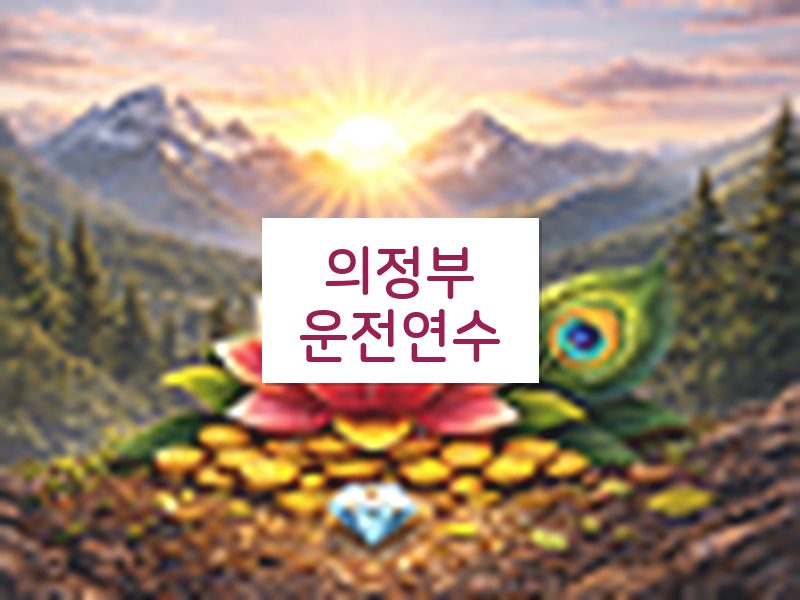 의정부운전연수 후기