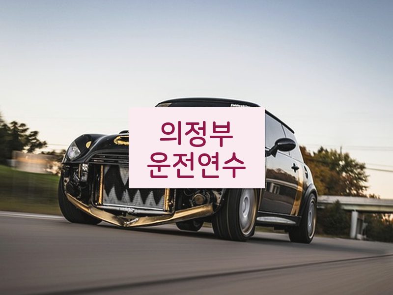 의정부운전연수 후기