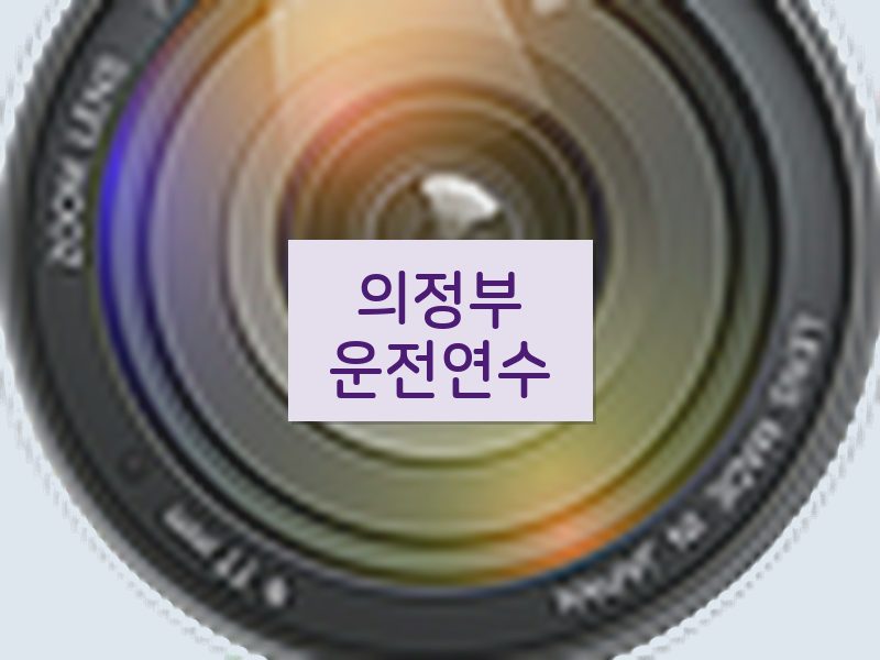 의정부운전연수 후기