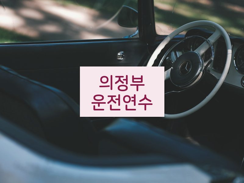 의정부운전연수 후기