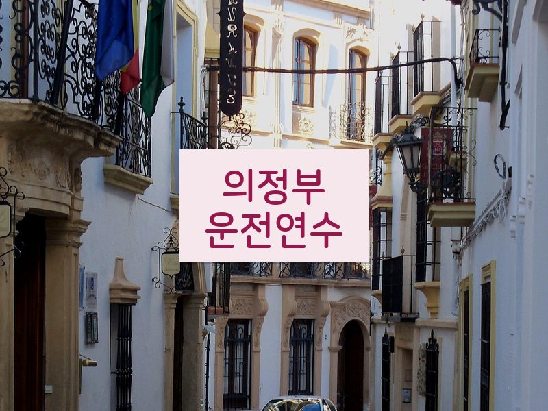 의정부운전연수 후기