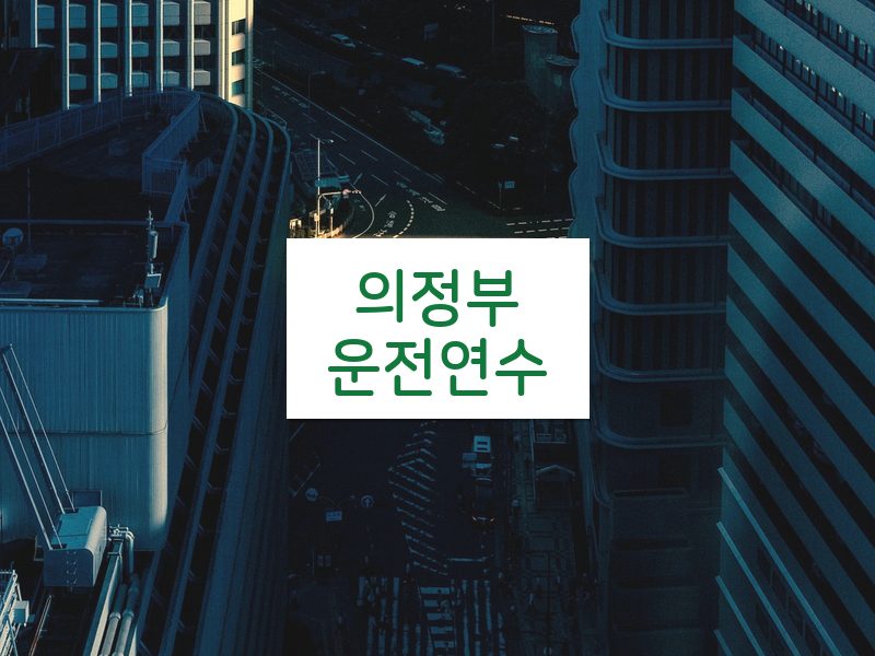 의정부운전연수 후기