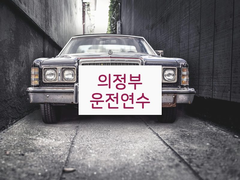 의정부운전연수 후기