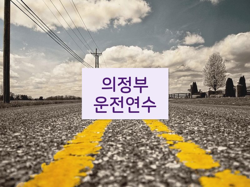의정부운전연수 후기