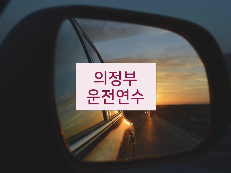 의정부운전연수 후기