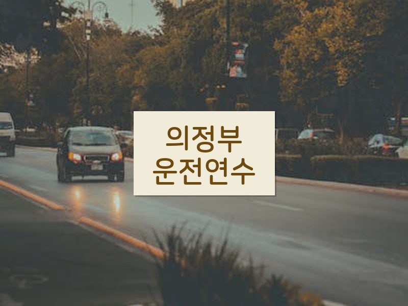 의정부운전연수 후기