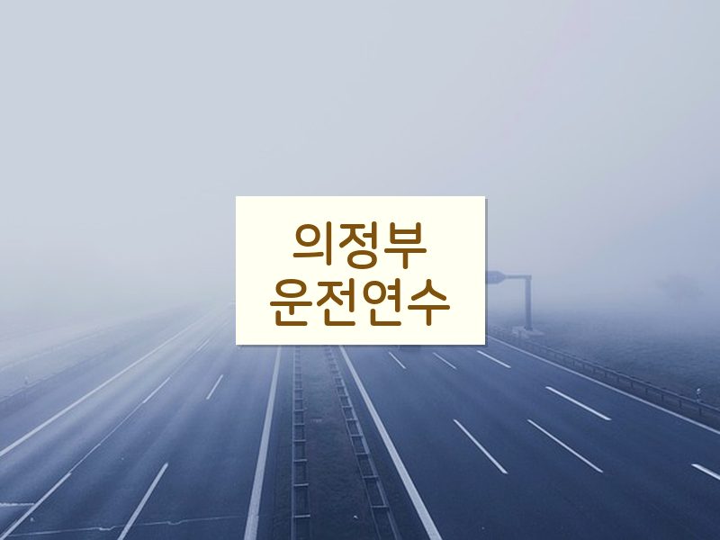 의정부운전연수 후기