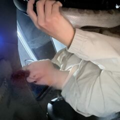 의정부 쪽 도로 비 오는 날