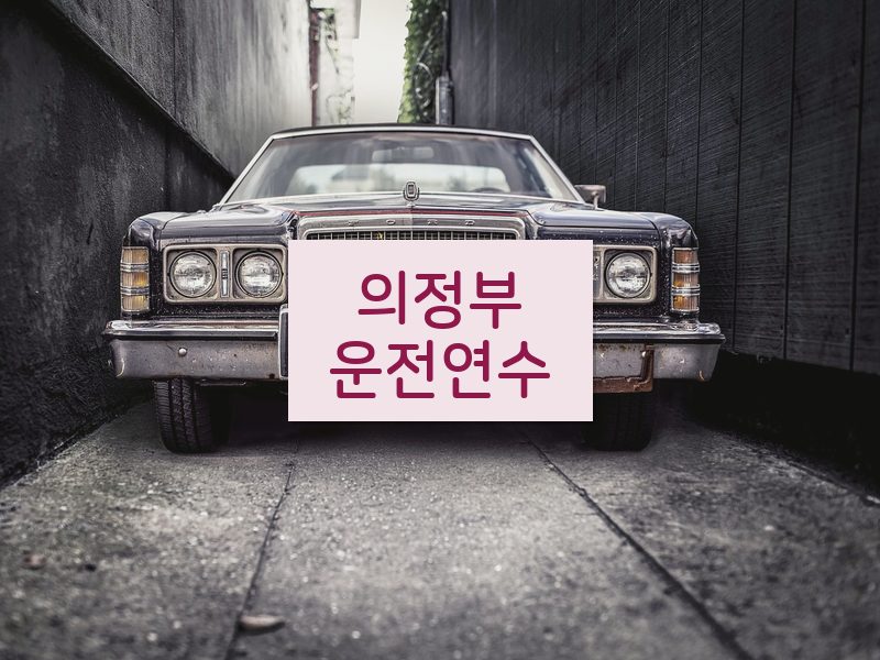 의정부운전연수 후기