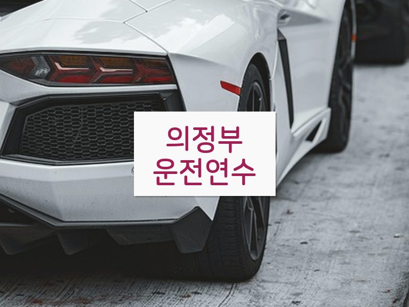 의정부운전연수 후기