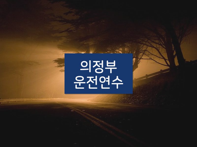 의정부운전연수 후기
